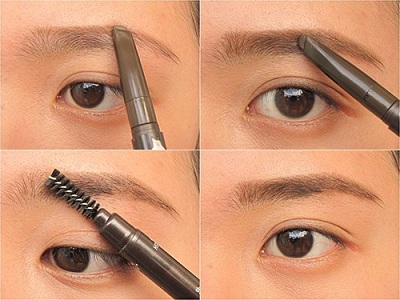 Hướng dẫn Chì kẻ mày The Face Shop Designing Eyebrow Pencil