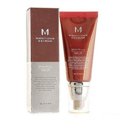 Thiết kế kem nền Missha M Perfect Cover BB Cream SPF42/PA++ 50ml