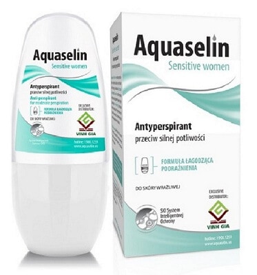Lăn khử mùi Aquaselin Sensitive Women (xanh nhạt)