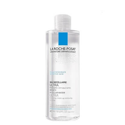 La Roche-posay Micellar Water Ultra Sensitive Skin (màu trắng): cho da nhạy cảm.