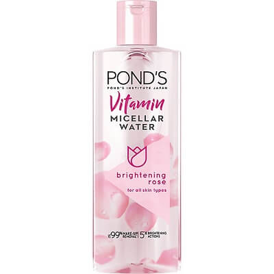 Nước tẩy trang Pond’s Vitamin Micellar Water Brightening Rose (màu hồng)