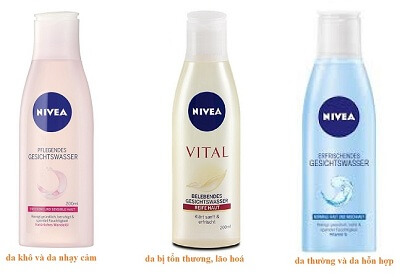 Bị mụn có nên bôi nước hoa hồng của nivea