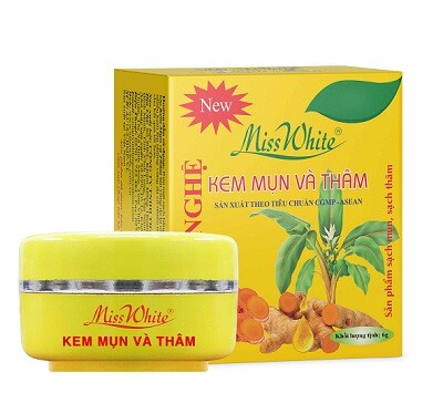 Thiết kế bao bì Kem nghệ trị mụn Miss White