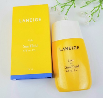 Công dụng Laneige Light Sun Fluid SPF50+ PA+++