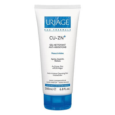 Uriage Cu-Zn+ Gel Nettoyant Anti-Irritations