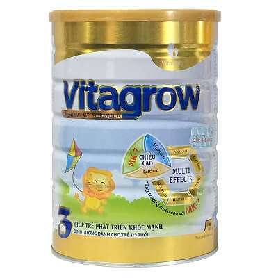 Sữa VitaGrow 3 cho trẻ từ 1-3 tuổi