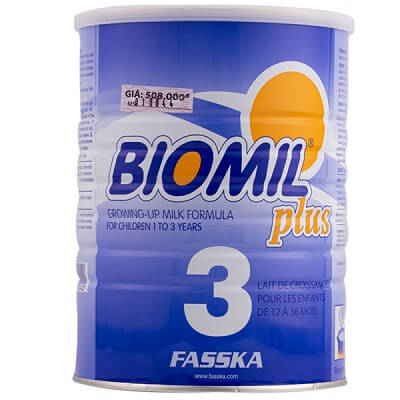 Biomil số 3 cho các bé từ 1 đến 3 tuổi