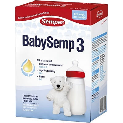 Sữa Semper số 3 Thuỵ Điển 800g cho trẻ từ 9 tháng trở lên